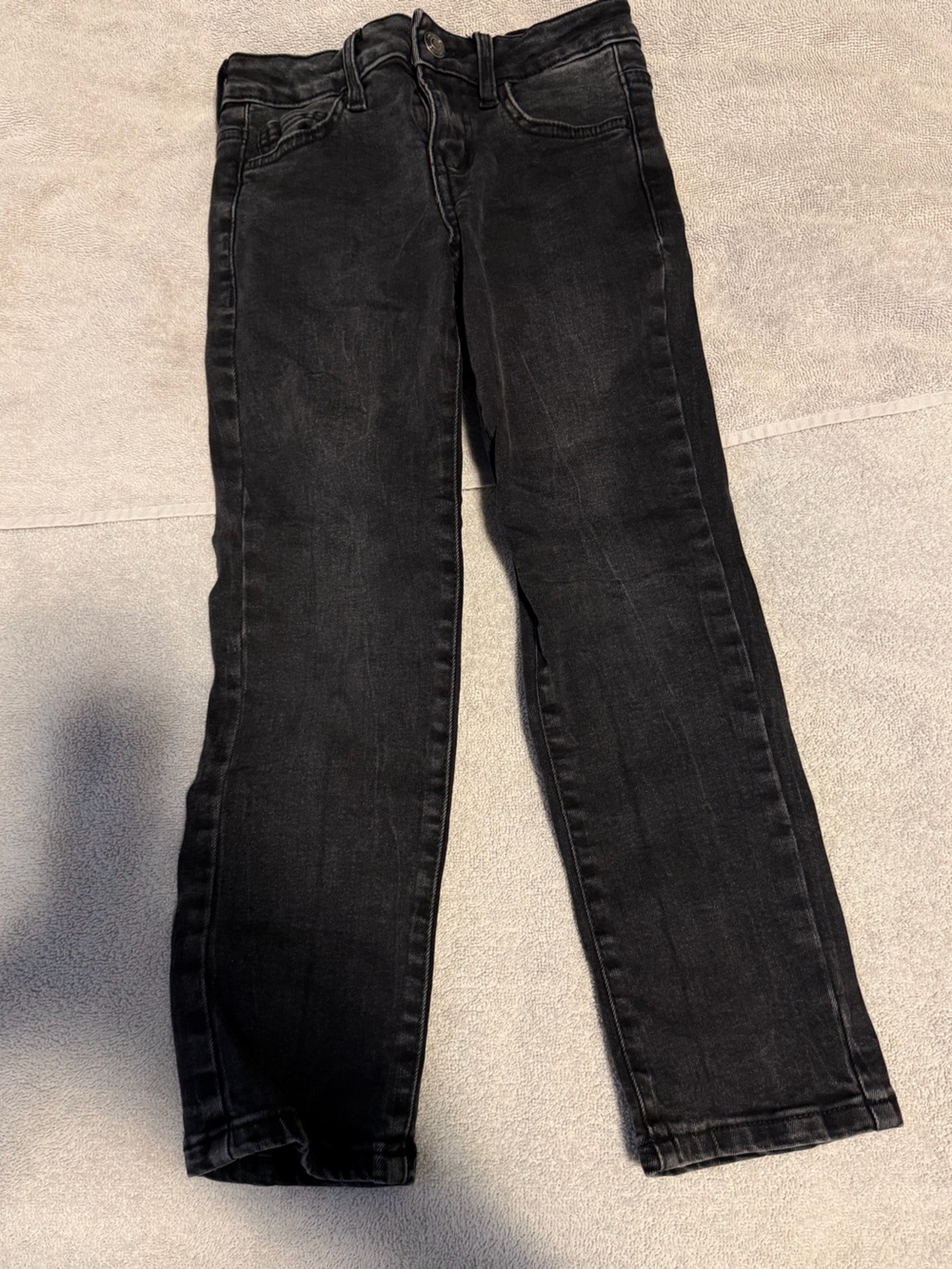 Kids Black Stretch Denim Jeans